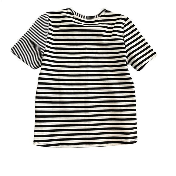 NWT HAYDEN Black & White striped shirt size small - Picture 4 of 6